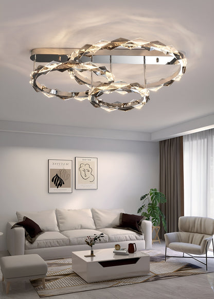 Acquedolci | Luxury Crystal Circular Ceiling Chandelier, 58wBy Miron Demid LLC