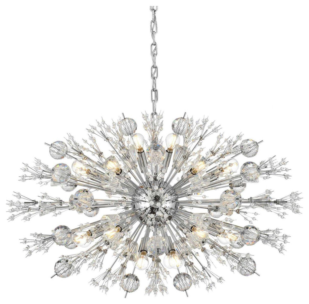Vera 24 Light Pendant, ChromeBy Elegant Furniture & Lighting
