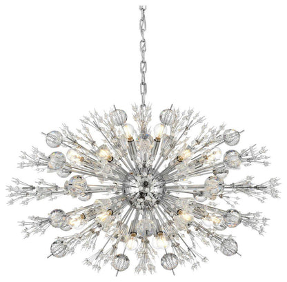 Vera 24 Light Pendant, ChromeBy Elegant Furniture & Lighting