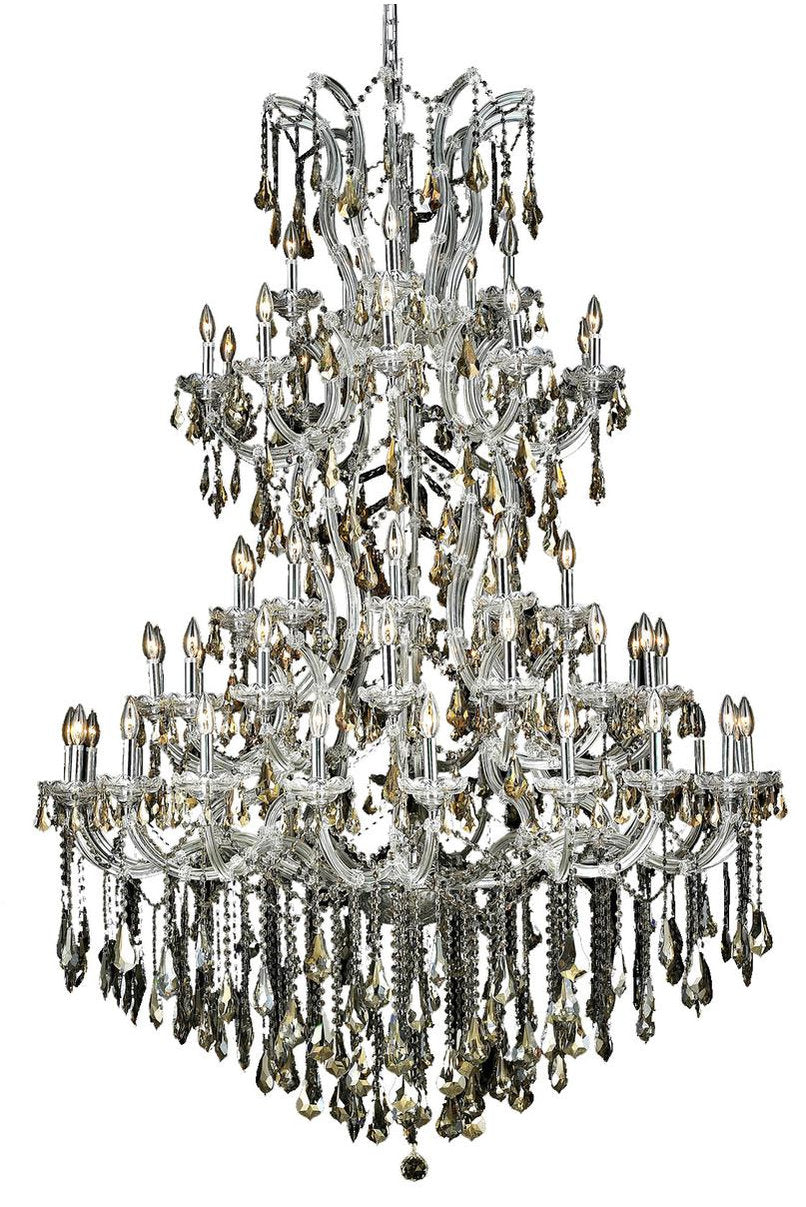 2801 Maria Theresa Collection Large Hanging Fixture, Clear, Royal CutBy Elegant Furniture & Lighting