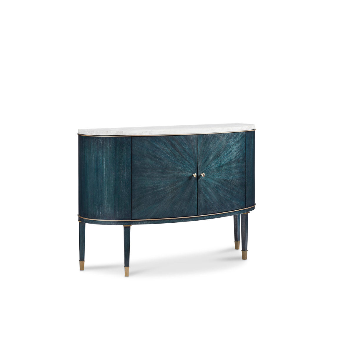 2 - Door Half Circle Accent Cabinet