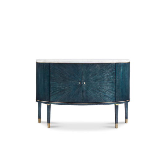 2 - Door Half Circle Accent Cabinet