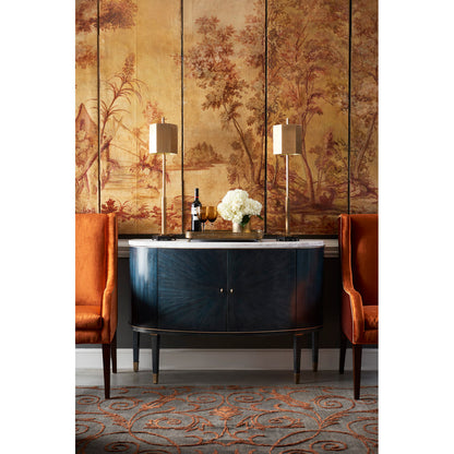 2 - Door Half Circle Accent Cabinet