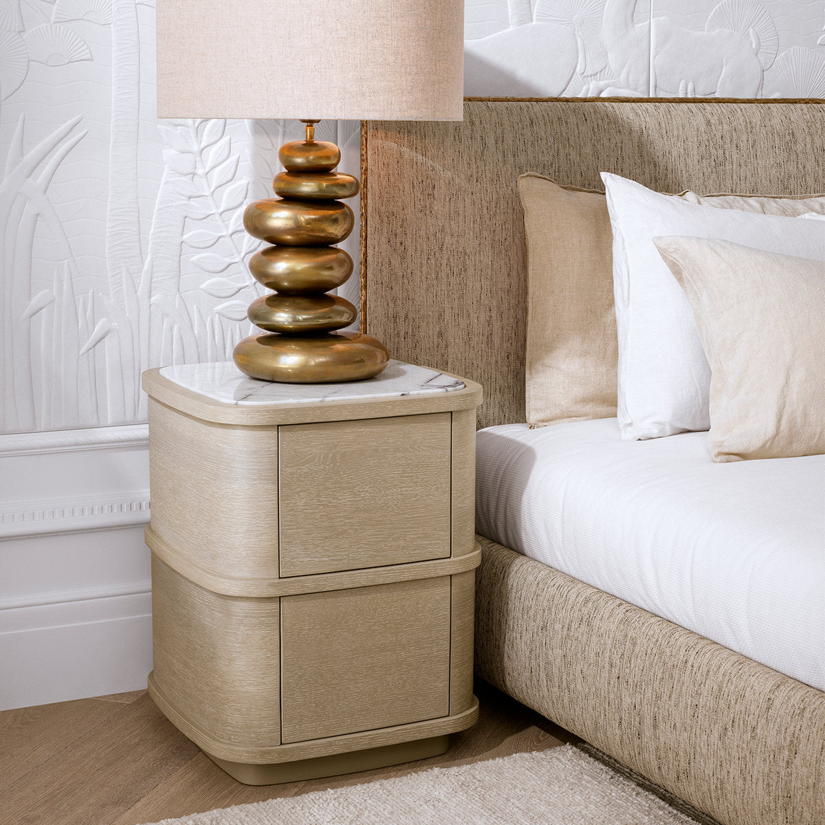 2 - Drawer Nightstand