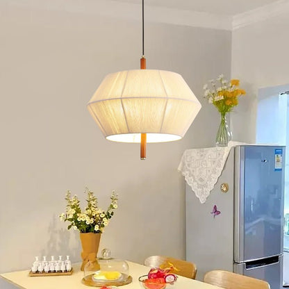 Soren Linen Geometric Pendant Lamp