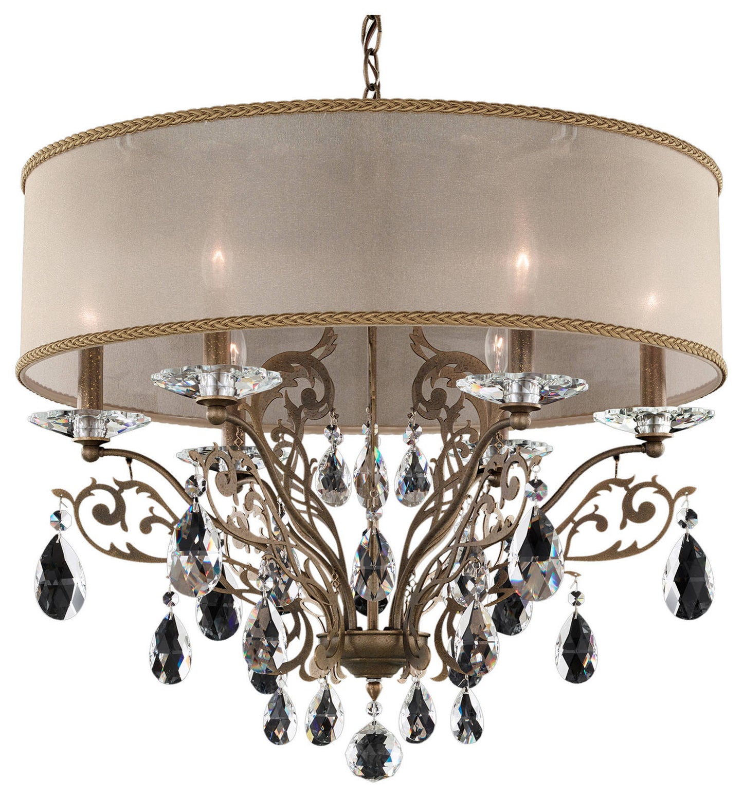Filigrae 6-Light Chandelier, Etruscan GoldBy Schonbek