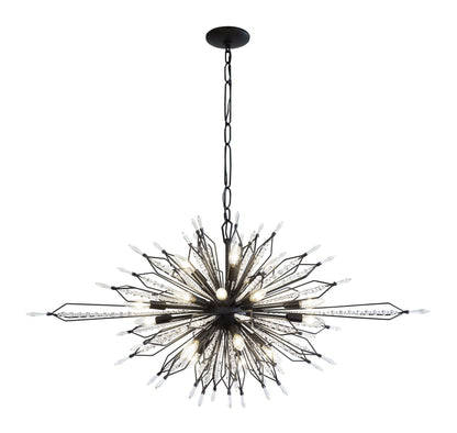 Varaluz 311N20 Orbital 20 Light 48"W Crystal Sputnik Chandelier - Gold DustBy Varaluz