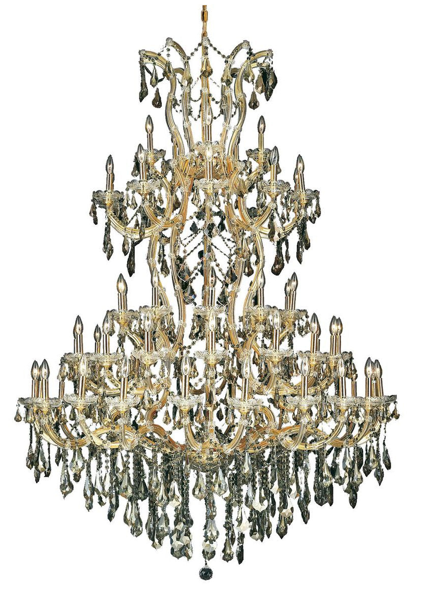 2801 Maria Theresa Collection Large Hanging Fixture, Clear, Royal CutBy Elegant Furniture & Lighting