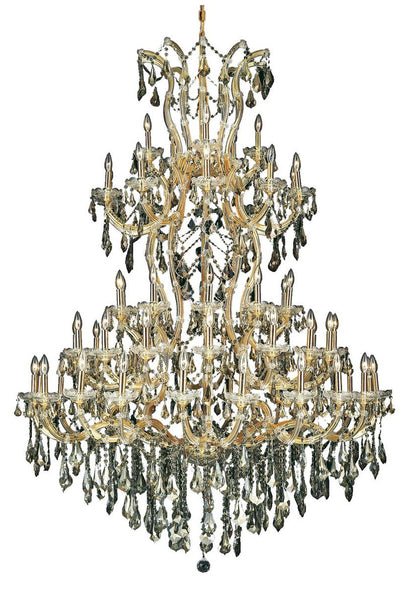 2801 Maria Theresa Collection Large Hanging Fixture, Clear, Royal CutBy Elegant Furniture & Lighting