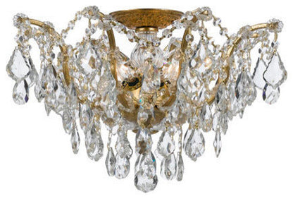 Crystorama Lighting Group 4457-CL-S Filmore 5 Light 19"W - Antique GoldBy Crystorama Lighting