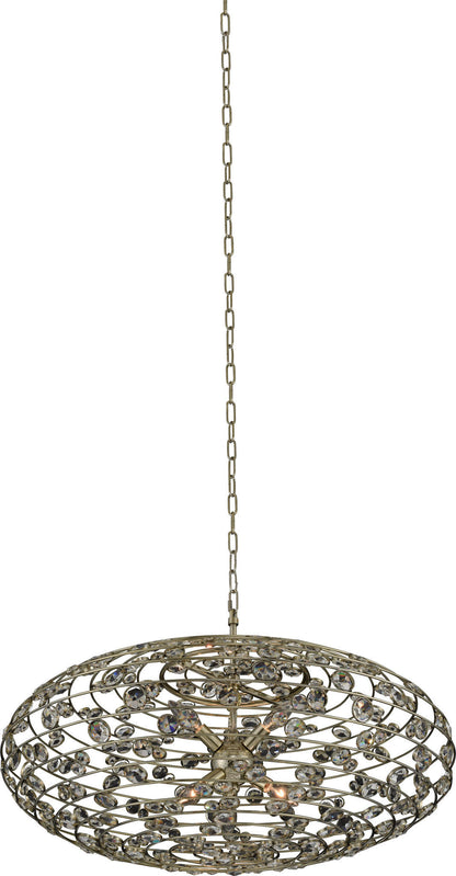 Gemini Almond Pendant, Champagne Gold, 32"By KALCO LIGHTING