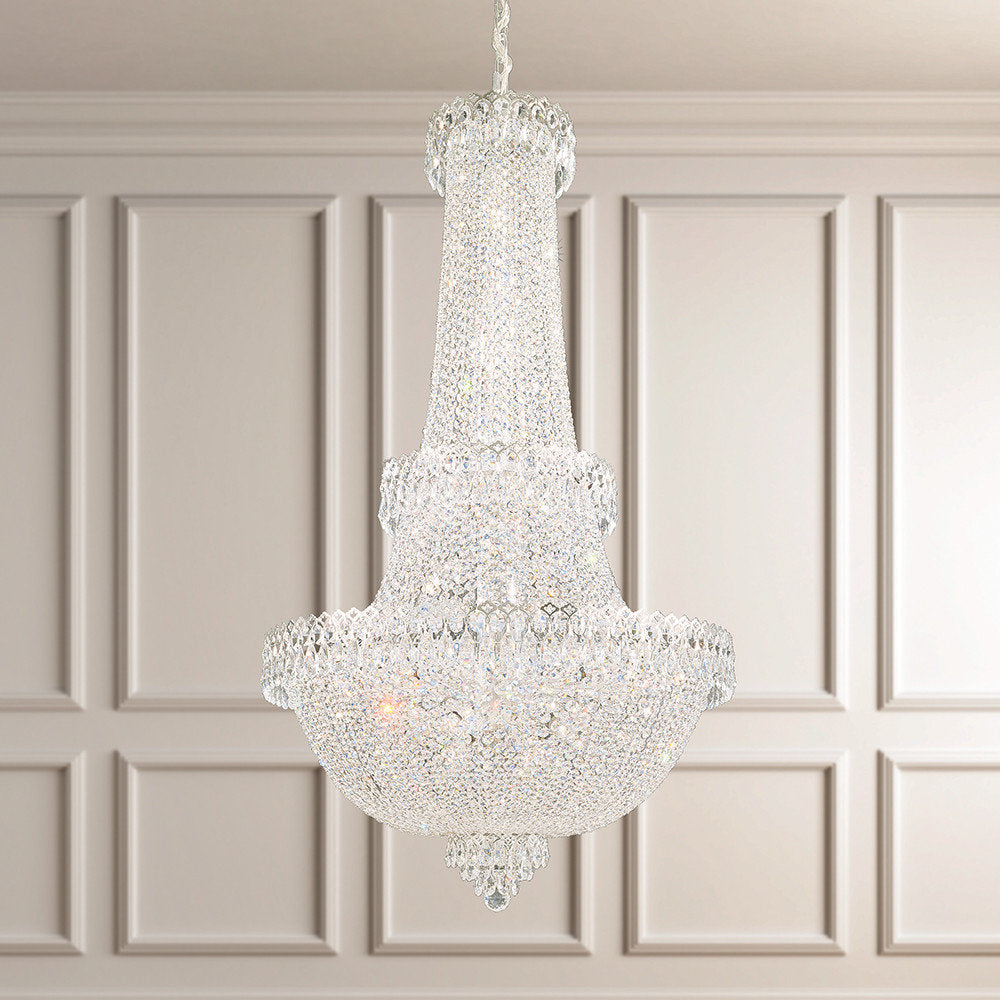 Schonbek 2638-40 41 Light Crystal Chandelier, Polished SilverBy Schonbek