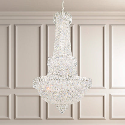 Schonbek 2638-40 41 Light Crystal Chandelier, Polished SilverBy Schonbek
