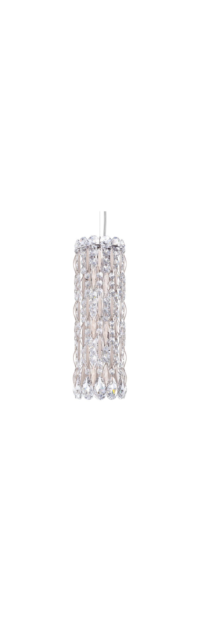 Schonbek Rs8341N-48S 3 Light Crystal Pendant, Antique SilverBy Schonbek