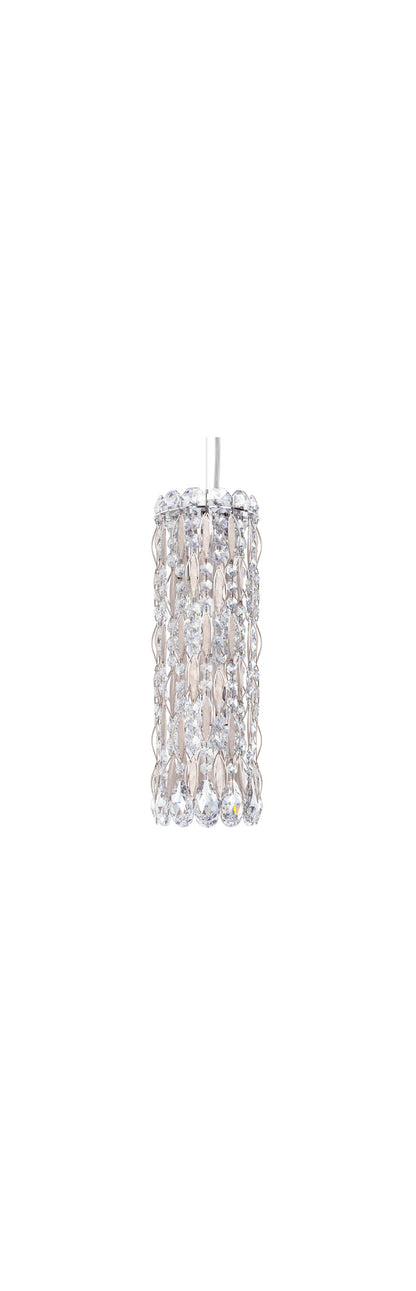 Schonbek Rs8341N-48S 3 Light Crystal Pendant, Antique SilverBy Schonbek