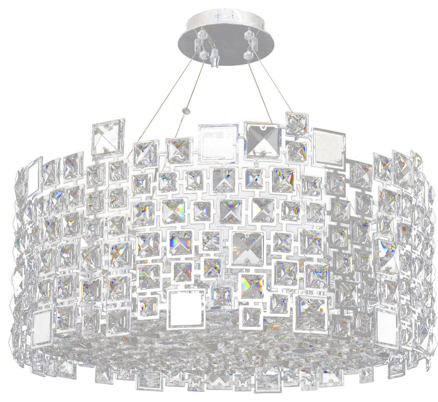 Dolo Pendant, Chrome, 24"By KALCO LIGHTING