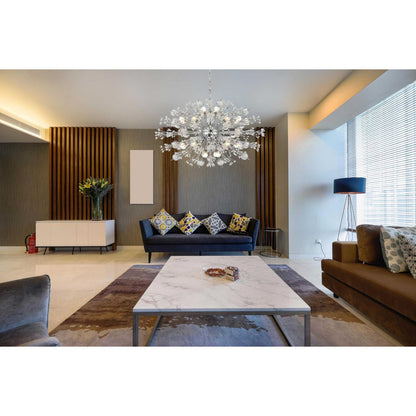 Vera 24 Light Pendant, ChromeBy Elegant Furniture & Lighting