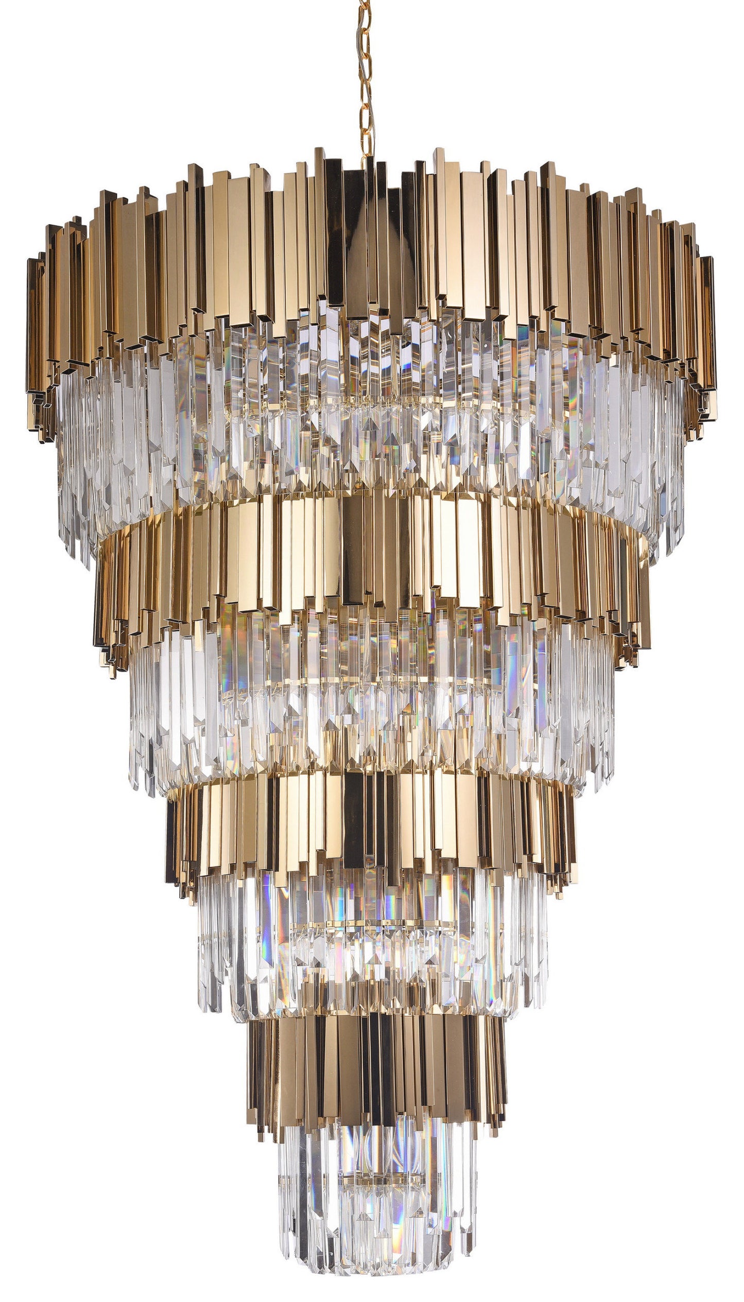 8-Tier Chandelier, GoldBy Design Living