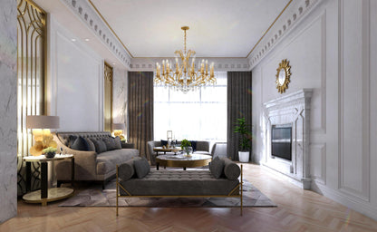 Renaissance Nouveau 18 Light Traditional Chandelier, Heirloom GoldBy Schonbek