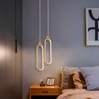 Nordlux AuraLine Wall Lamp �C Slim Nordic Minimalist Chandelier Fully Made of Copper
