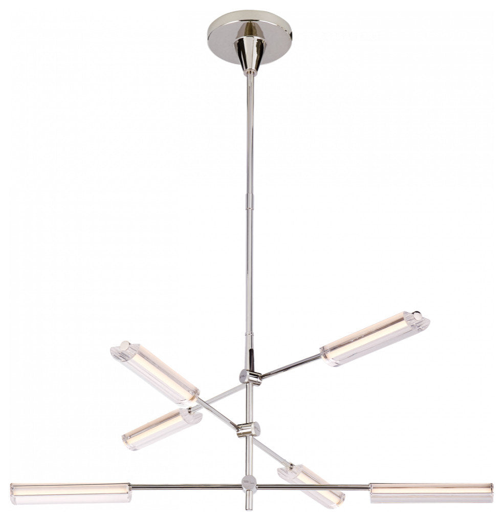 Daley Polished Nickel Medium LED ChandelierBy Ralph Lauren Home