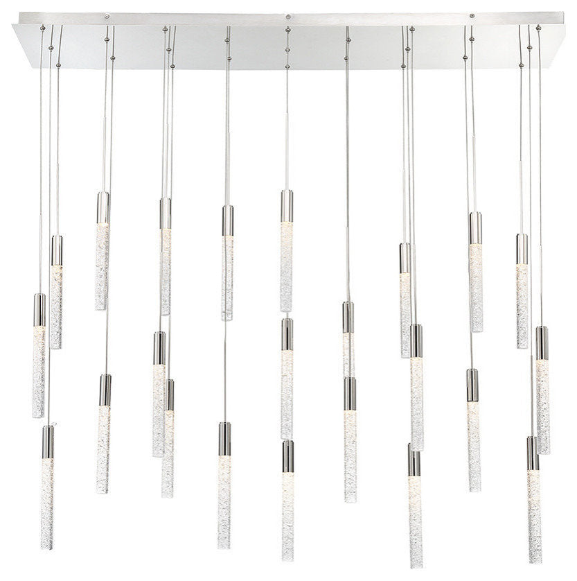 Modern Forms Magic LED 23-Light Linear Chandelier in Polished NickelBy Modern Forms