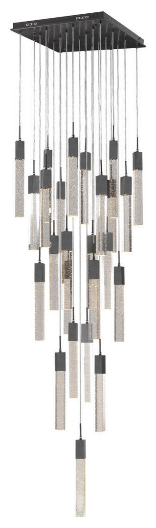 Avenue HF190425GLDBZ 25 Light Flush Mount Pendant Glacier AvenueBy Avenue Lighting