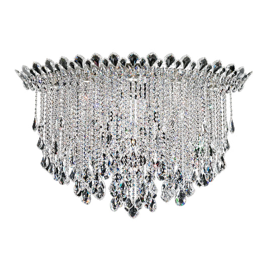 Schonbek Tr4802N-401H 8 Light Crystal Semi-Flush, Polished Stainless SteelBy Schonbek
