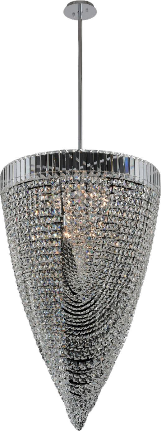 Mira Foyer, Chrome, 26"By KALCO LIGHTING