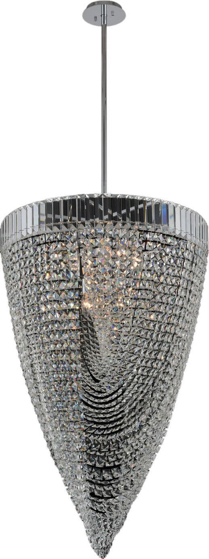 Mira Foyer, Chrome, 26"By KALCO LIGHTING