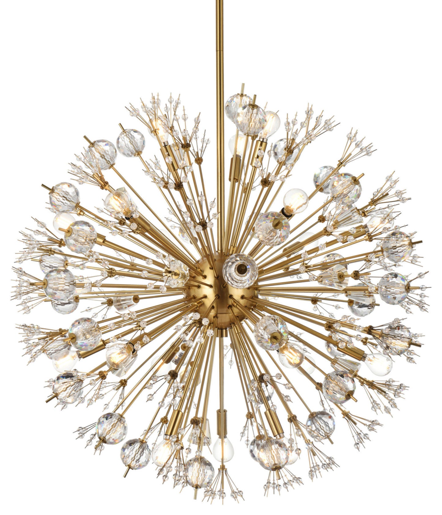 Elegant Lighting 2500D32 Vera 18 Light 32"W Crystal Sputnik - GoldBy Elegant Furniture & Lighting