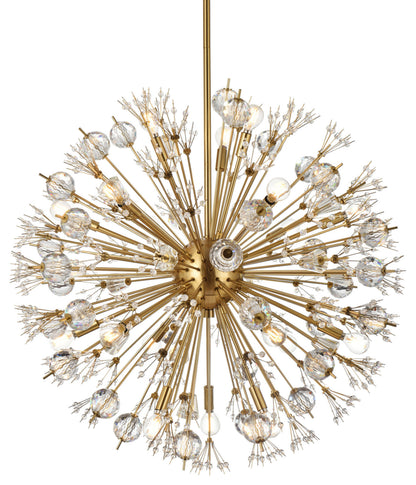 Elegant Lighting 2500D32 Vera 18 Light 32"W Crystal Sputnik - GoldBy Elegant Furniture & Lighting