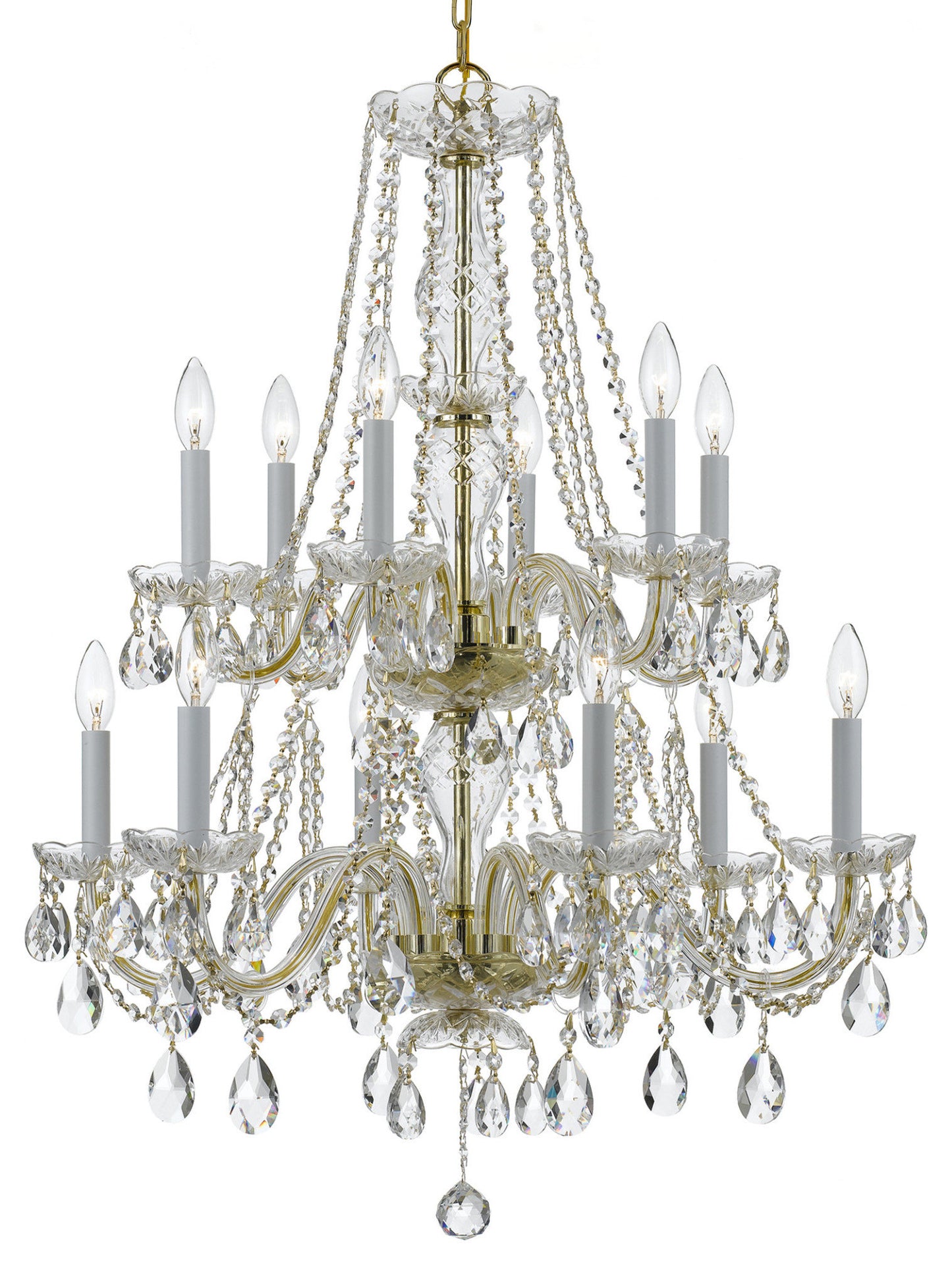 Crystorama Lighting Group 1137-CL-S Traditional Crystal 12 Light - PolishedBy Crystorama Lighting