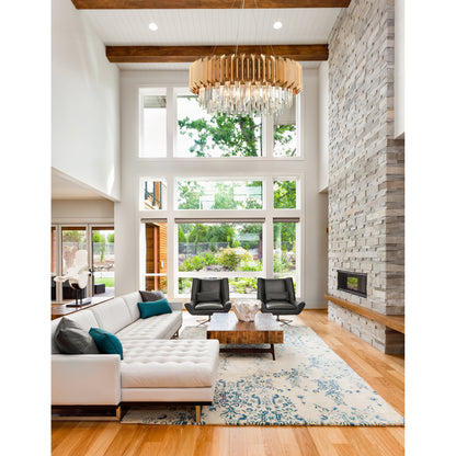 Seneca Falls 8 Chandelier Matte GoldBy ELK Group International