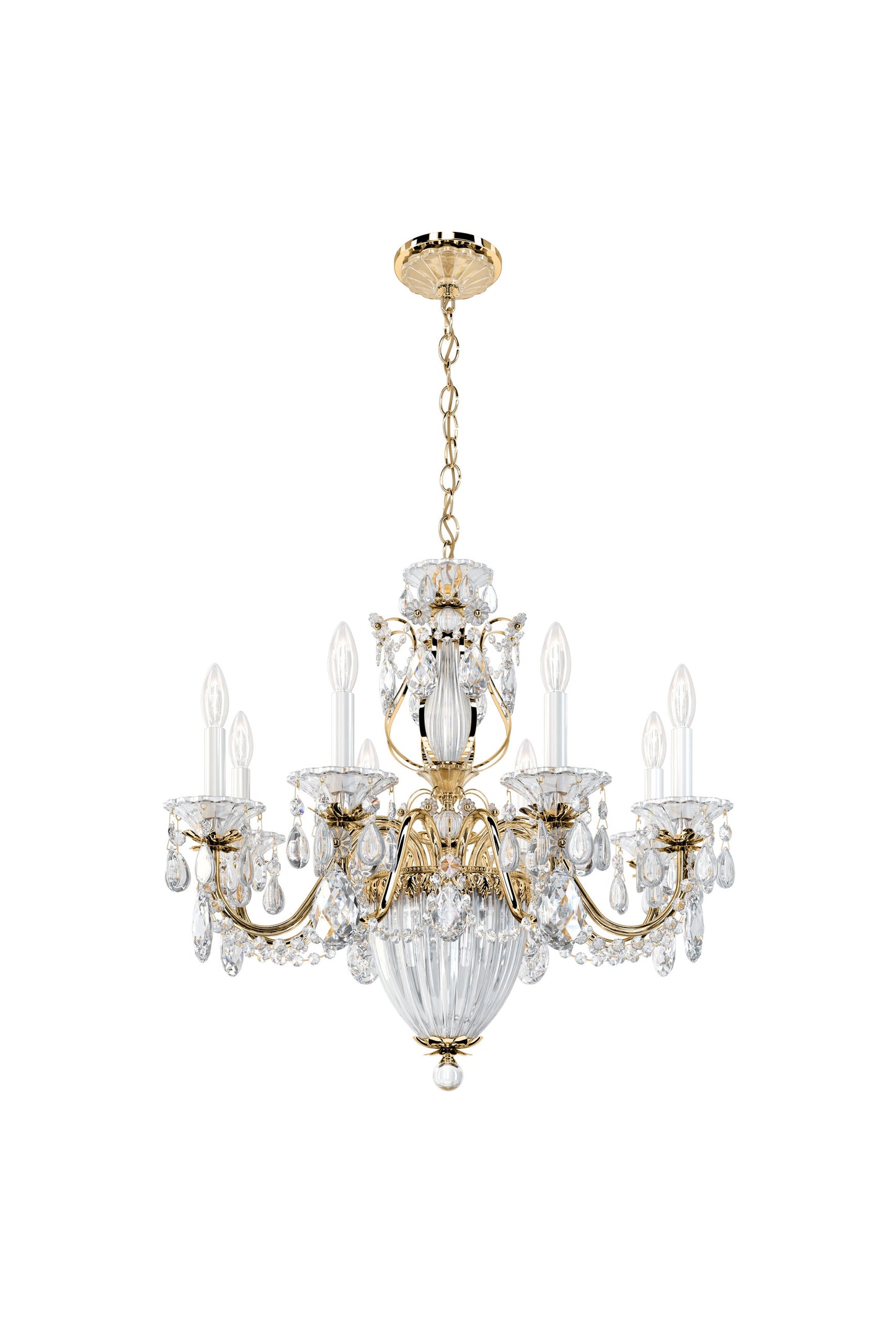 Schonbek 1238N-211H 11 Light Crystal Chandelier, AureliaBy Schonbek