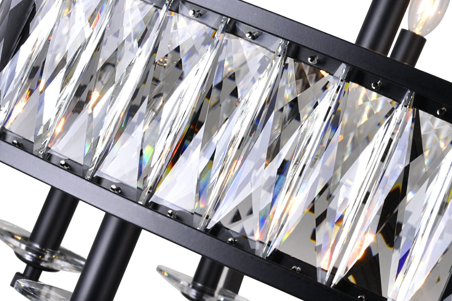 CWI LIGHTING 9957P42-12-101 12 Light Chandelier with Black finishBy CWI Lighting