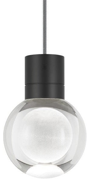 Tech Lighting TD Mina Pendant 7-Light, Clear/Black LED930By Tech Lighting