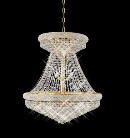 Artistry Lighting Primo Collection Chandelier 36x45, GoldBy Artistry Lighting