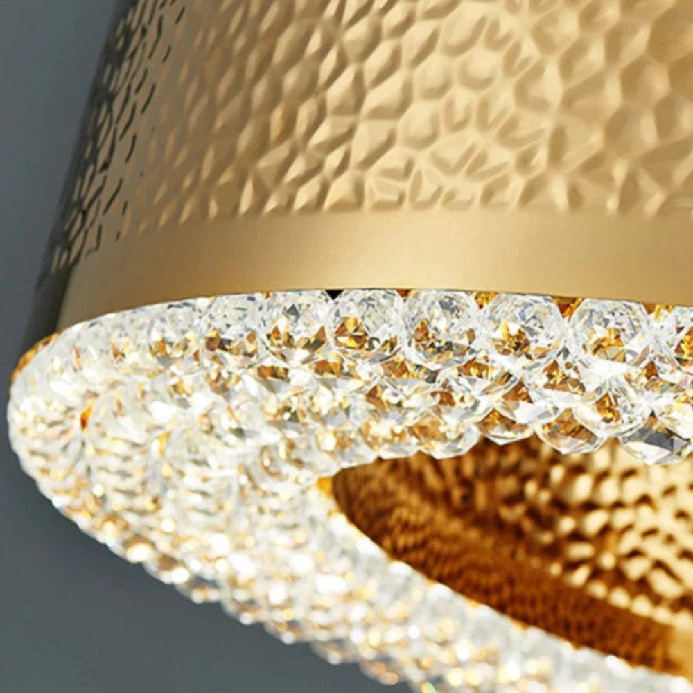 Giovanni Gold Plated Crystal Dining Room ChandelierBy MORSALE