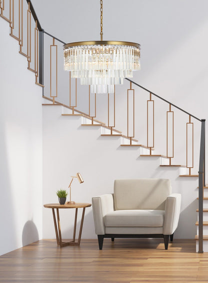 Elegant Lighting Sydney 32" Round Crystal ChandelierBy Elegant Furniture & Lighting