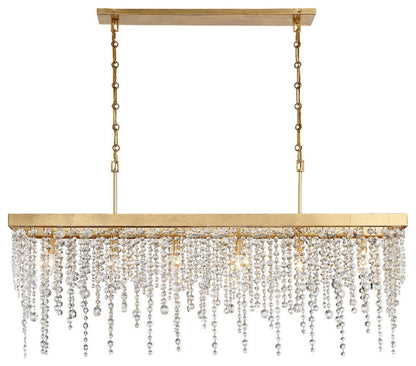 Winham 6 Light Antique Gold ChandelierBy Crystorama Lighting