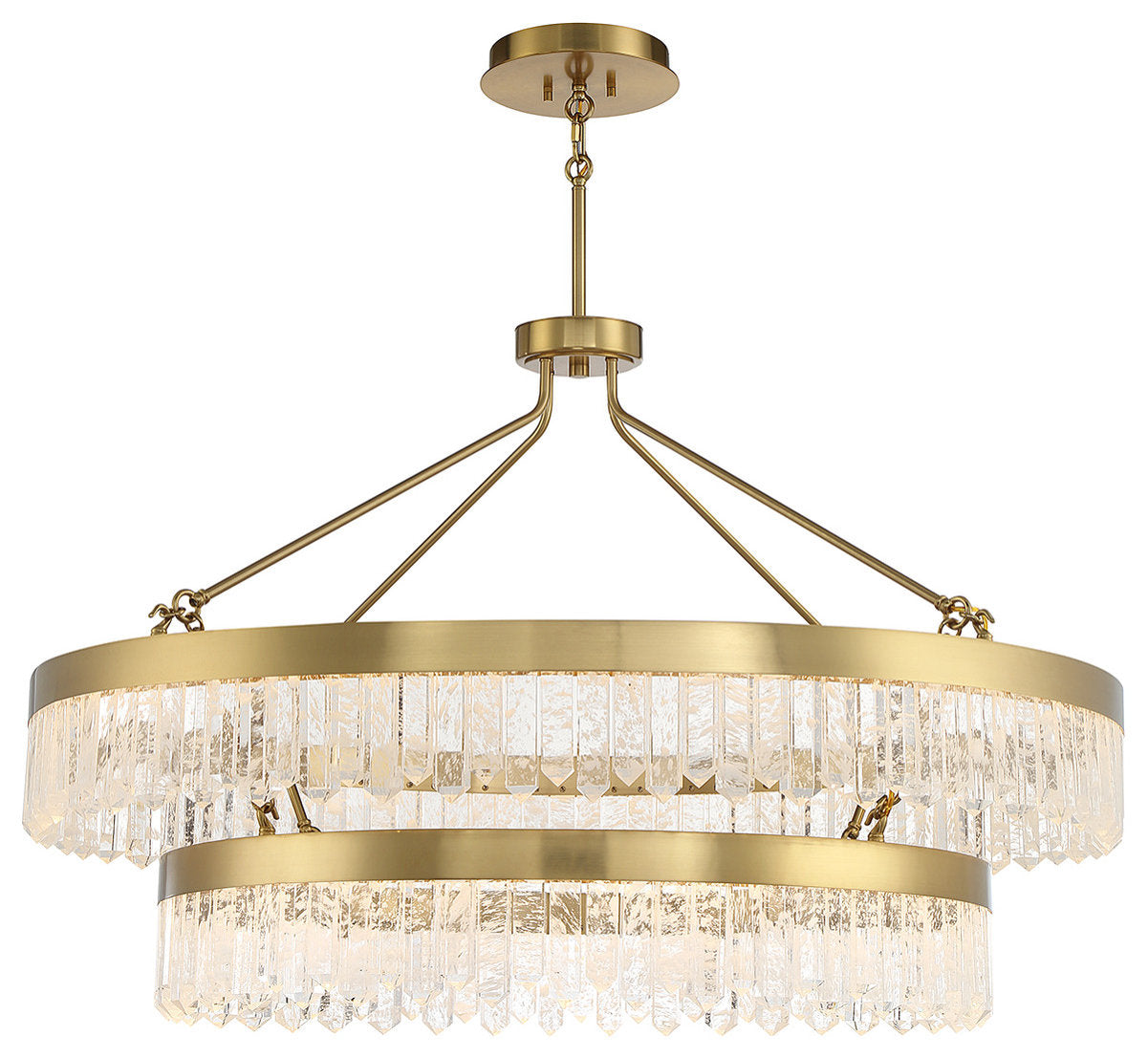 Savoy House Landon 2-Light LED Pendant, Warm Brass - 7-1622-117-322By Savoy House
