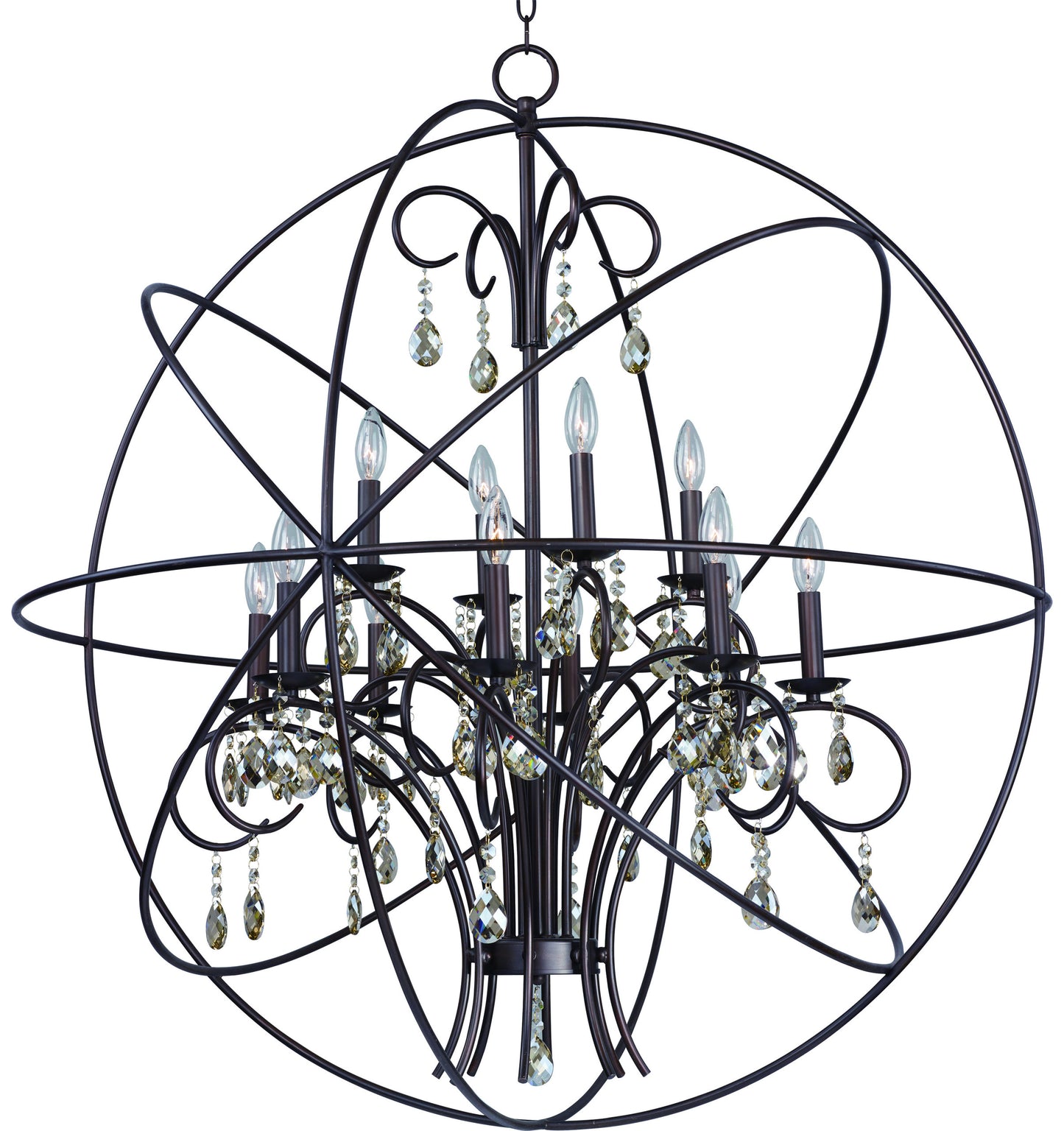 Orbit Single Pendant - Oil Rubbed Bronze, 12By Maxim Lighting International