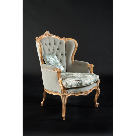 31" W Tufted Armchair