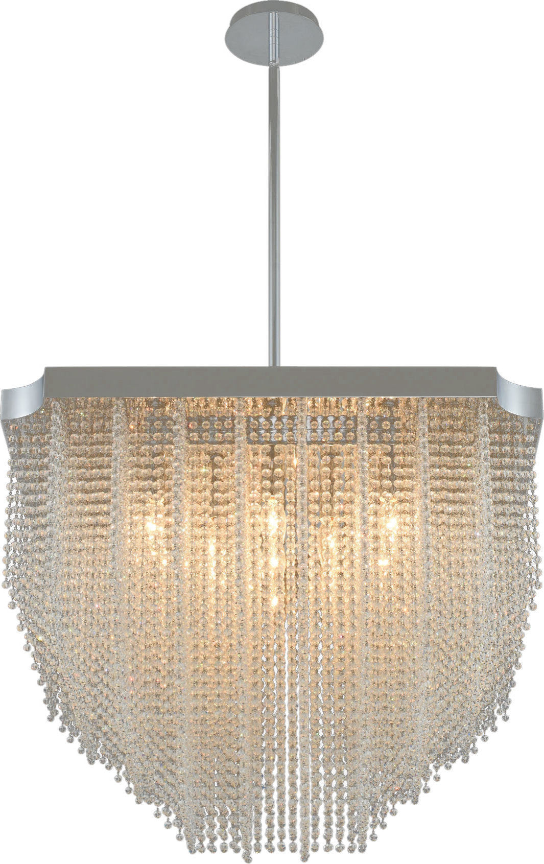 Tenda Pendant, Chrome, 20"By KALCO LIGHTING