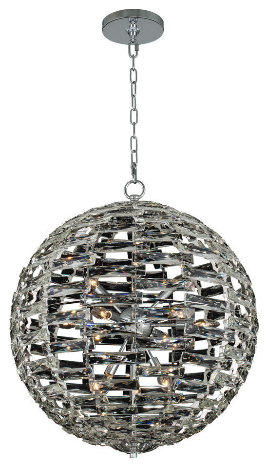 Allegri 37257 Alta 16 Light 36"W Crystal Pendant - Polished Chrome / ClearBy Allegri Crystal by Kalco Lighting