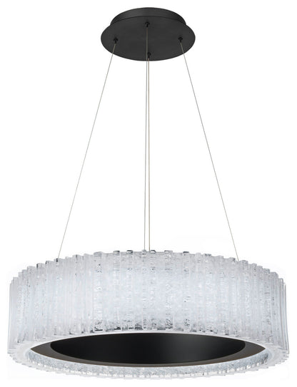 Modern Forms PD-70128 Rhiannon 28"W LED Ring Chandelier - BlackBy Modern Forms