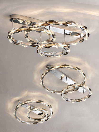 Acquedolci | Luxury Crystal Circular Ceiling Chandelier, 58wBy Miron Demid LLC