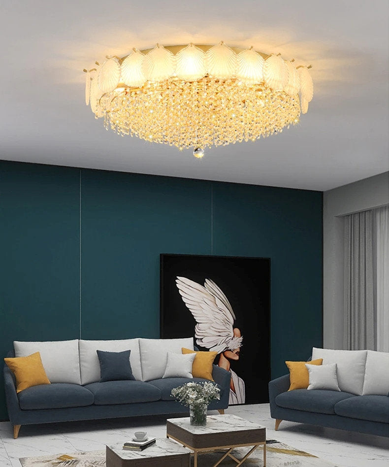Agliana | Luxury Creative Crystal Chandelier, Dia31.5"By Miron Demid LLC