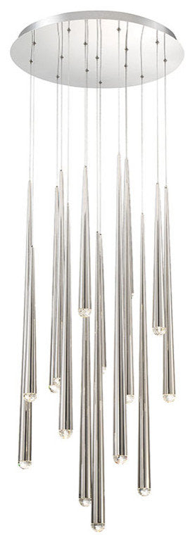 Modern Forms PD-41715R Cascade 15 Light 23"W LED Suspended Multi - PolishedBy Modern Forms